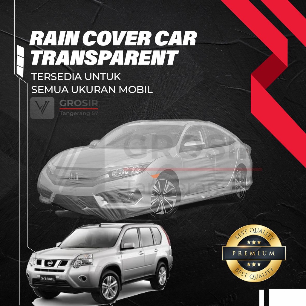Sarung Mobil Transparan Xtrail T31 2009-2013 / Transparent Body Cover Xtrail T31 2009-2013