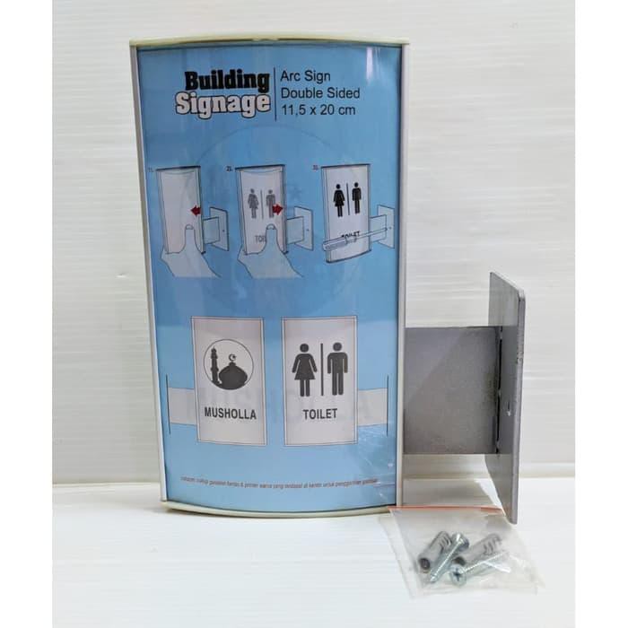 

Papan Informasi Building Signage Double Side Vertikal 20 cm x 11.5 cm ATK
