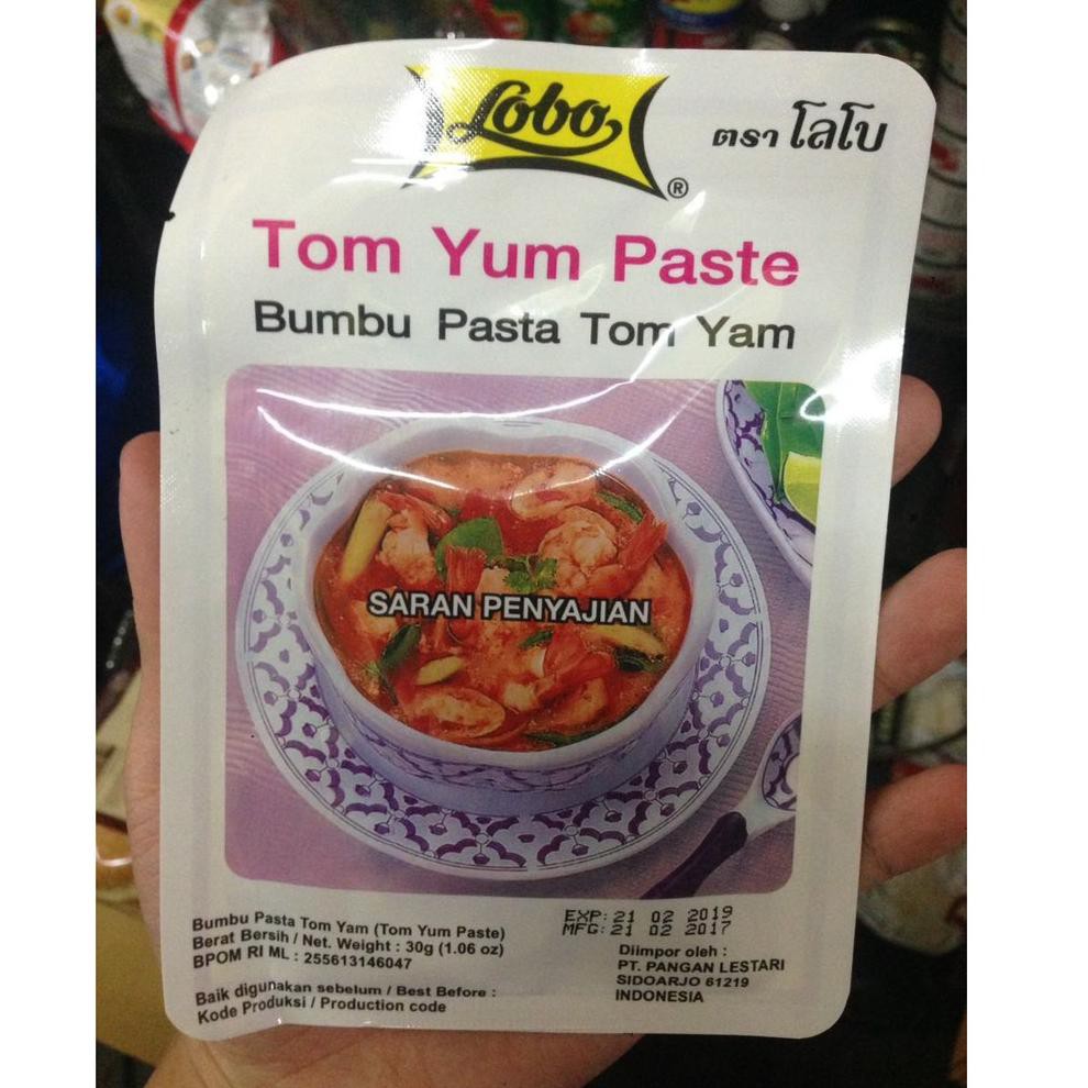 

Lobo Tom Yum Paste Thailand 30 Gr Bumbu Pasta Tom Yam Shabu - Shabu Soup Steamboat