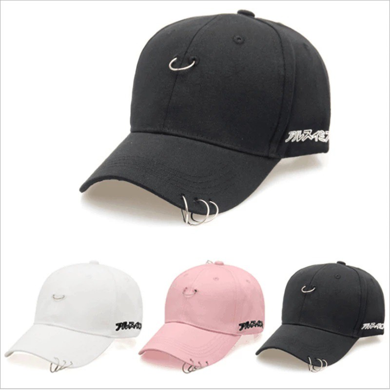 Topi  Baseball Anting Tengah Topi Korea Kode ANT003 / Baseball Ring