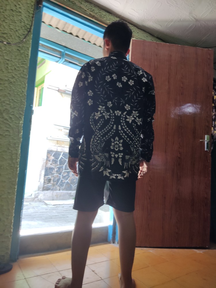 Maura Couple - Sania Ruffle Batik Couple Ori Ndoro Jowi Garansi Termurah Shopee - Batik Modern Solo