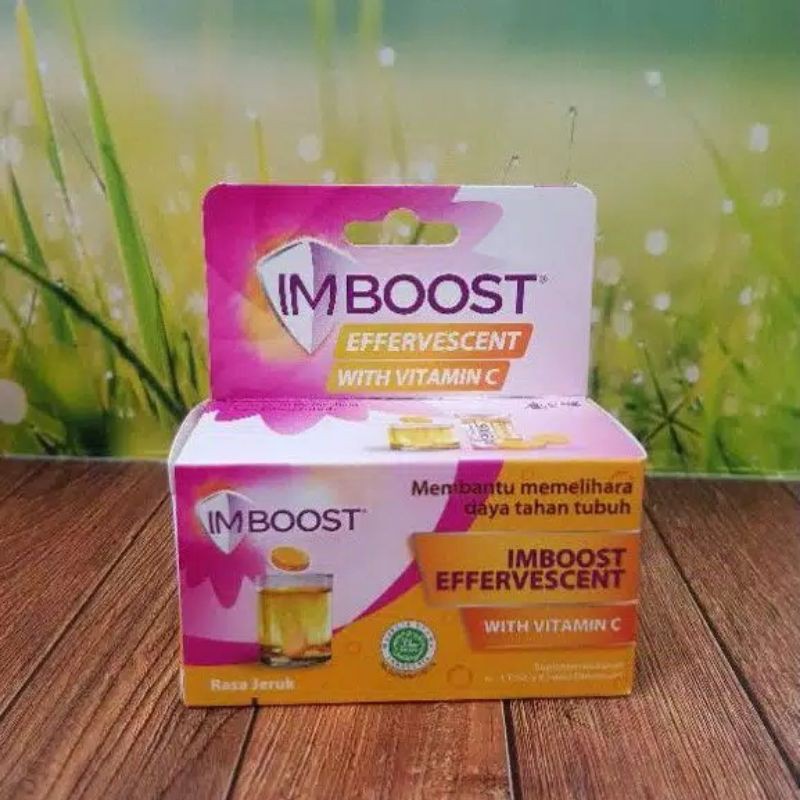 COD - IMBOOST EFFERVESCENT ISI 8 TABLET - SUPLEMEN DAYA TAHAN TUBUH