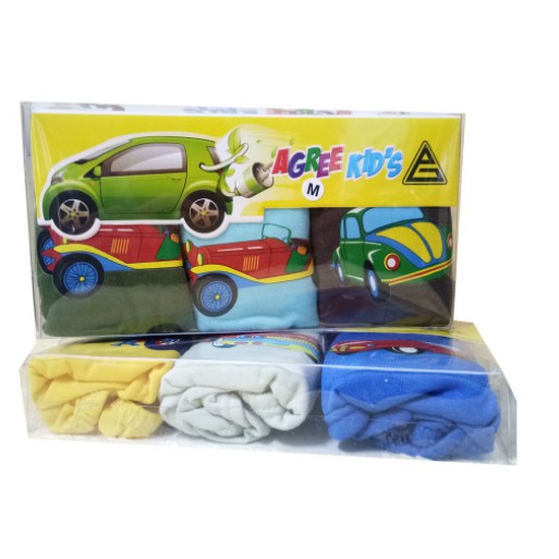 (ISI 3PCS) CELANA DALAM ANAK LAKI AGREE CA19 SIZE M-XXL / CD AGREE KIDS / CD ANAK AGREE / ANAK LAKI