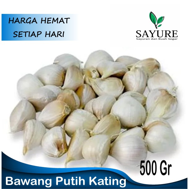 

BAWANG PUTIH KATING 500 GR