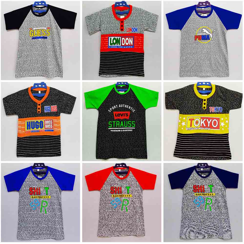 MKids88 - Baju Setelan KAOS Anak Atasan Aneka Motif