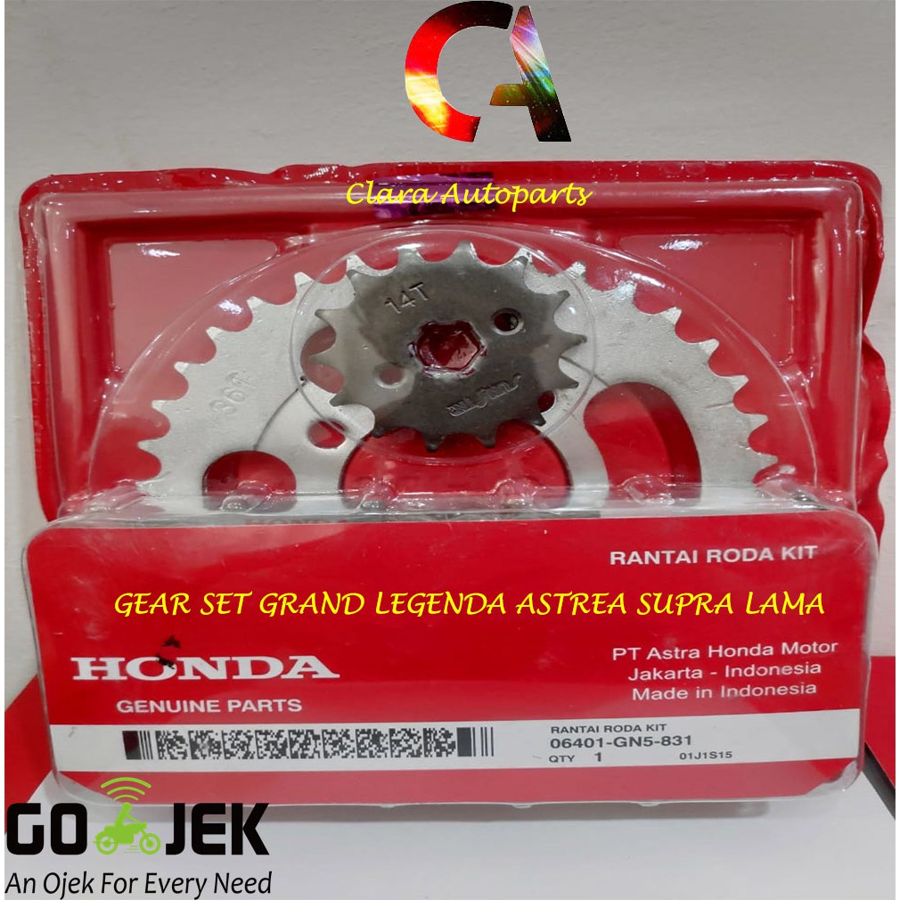 GEAR SET GRAND GIR SET GRAND GN5 GEAR SET LEGENDA ASTREA GIR SET HONDA SUPRA 100CC