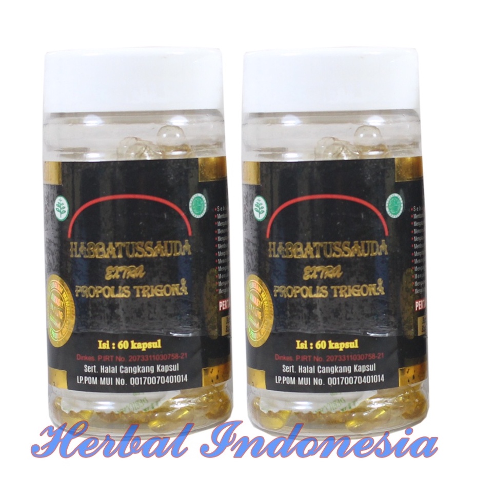 Habbatussauda Extra Propolis Trigona 60 kapsul (Trigona UMS)