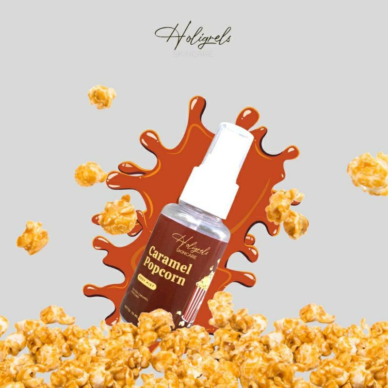 HOLIGRELS BODYMIST POPCORN CARAMEL BPOM