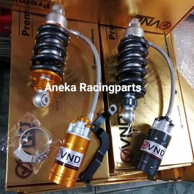 Monoshock sonic 150 vnd tabung pisah dobel klik fungsi 230mm / shock belakang sonic 150 tabung pisah