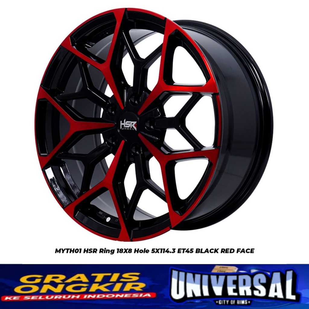 VELG RACING MOBIL Luxio Taruna Taruna Oxxy Terios RING 18 MYTH01 HSR