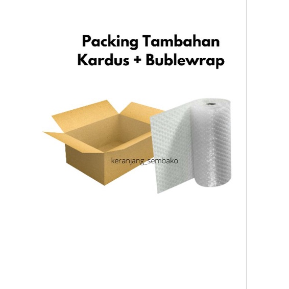

Tambahan Packing Kardus Bekas dan Bublewrap