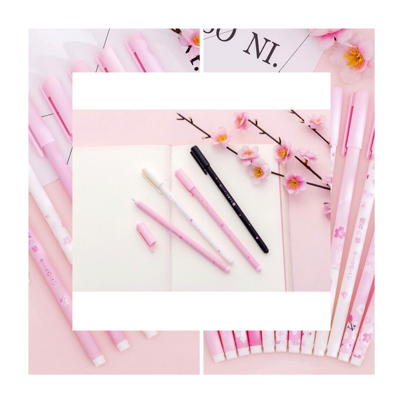 

Looks.iid Pulpen/Pena Motif Bunga Sakura Jepang