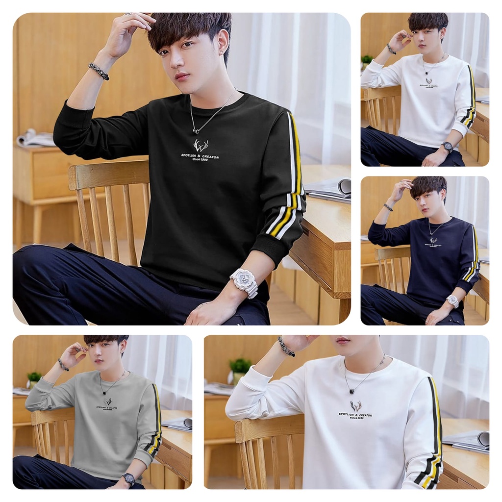 DS - BAJU SWEATER CREATOR / fashion pria / terbaru /EV