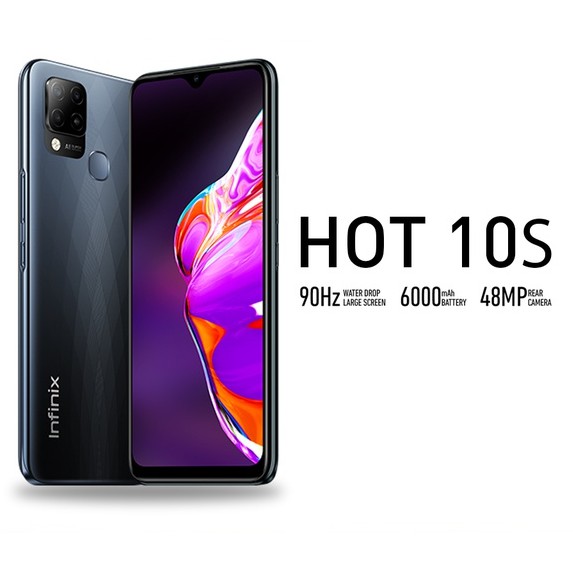 Infinix Hot 10S RAM 4GB ROM 64GB 4/64 Garansi Resmi | Hp Murah Bagus Gaming Pstore - Ps Store