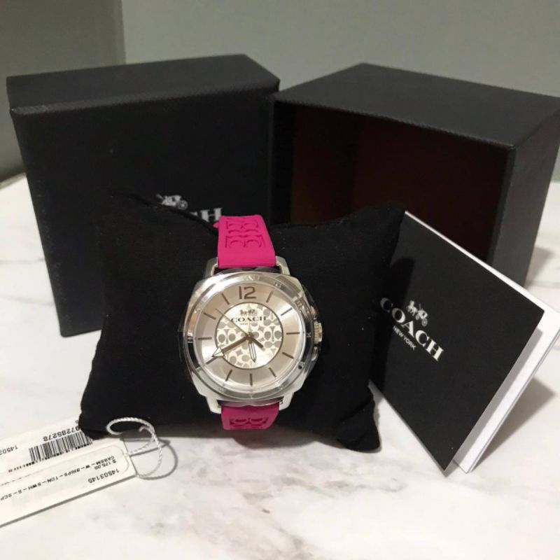 Coach watch 14503145 Pink-14502094 orange/jam tangan coach ori