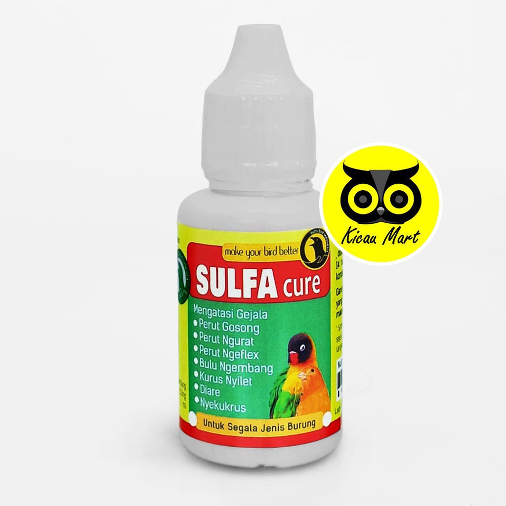OBAT BURUNG SAKIT SULFA CURE NUTRIBIRD SNOT DIARE MENCRET KURUS NYILET TIDAK NAFSU MAKAN VTSLPKS2