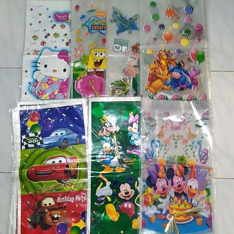 

Ecer harga grosir Plastik Snack Ultah Besar size 25x50cm