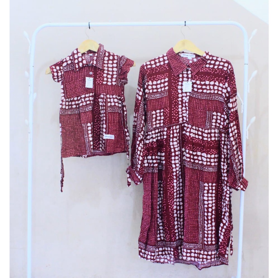 Baju anak perempuan baju anak laki laki umur 0-1 tahun dan baju ibu model baju kembar