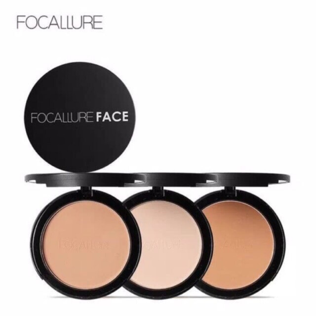 Focallure Pressed Powder with a Ultra-soft Puff