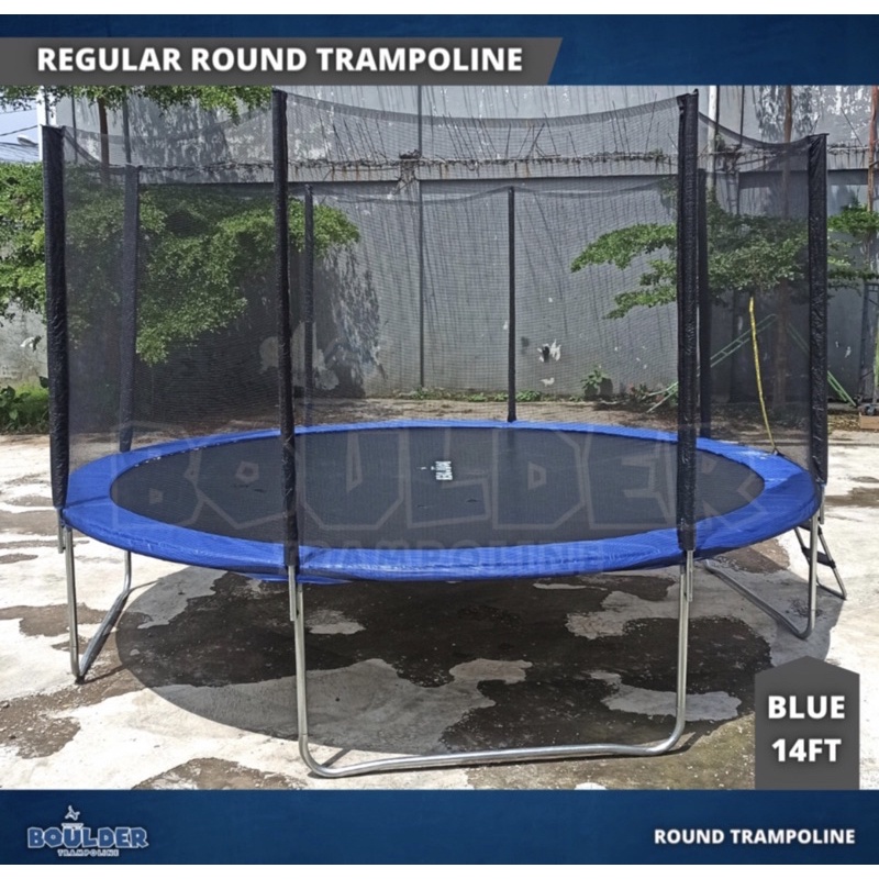 BOULDER REGULAR ROUND TRAMPOLINE /TRAMPOLINE BULAT REGULAR  14FT