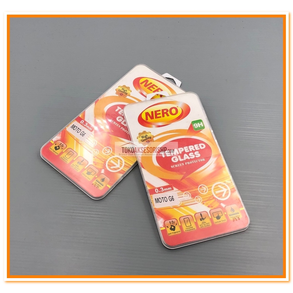 TEMPERED GLASS / ANTI GORES KACA MOTO G6 / MOTO G6 PLUS / MOTO Z PLAY / MOTO Z2 PLAY NERO