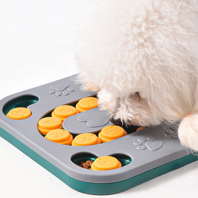 Mainan Puzzle Dispenser Makanan Untuk Pelatihan IQ Anjing Dan Kucing