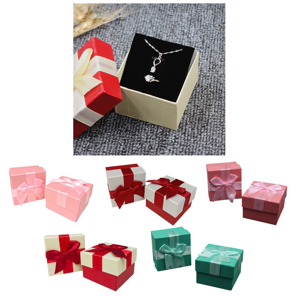 Jewelry Gift Box / Kotak Hadiah Tempat Perhiasan Kalung Cincin Dll G11