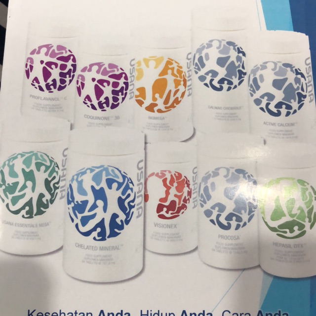 Usana omega, Magnecal, hepasil, prof c, Coquinone