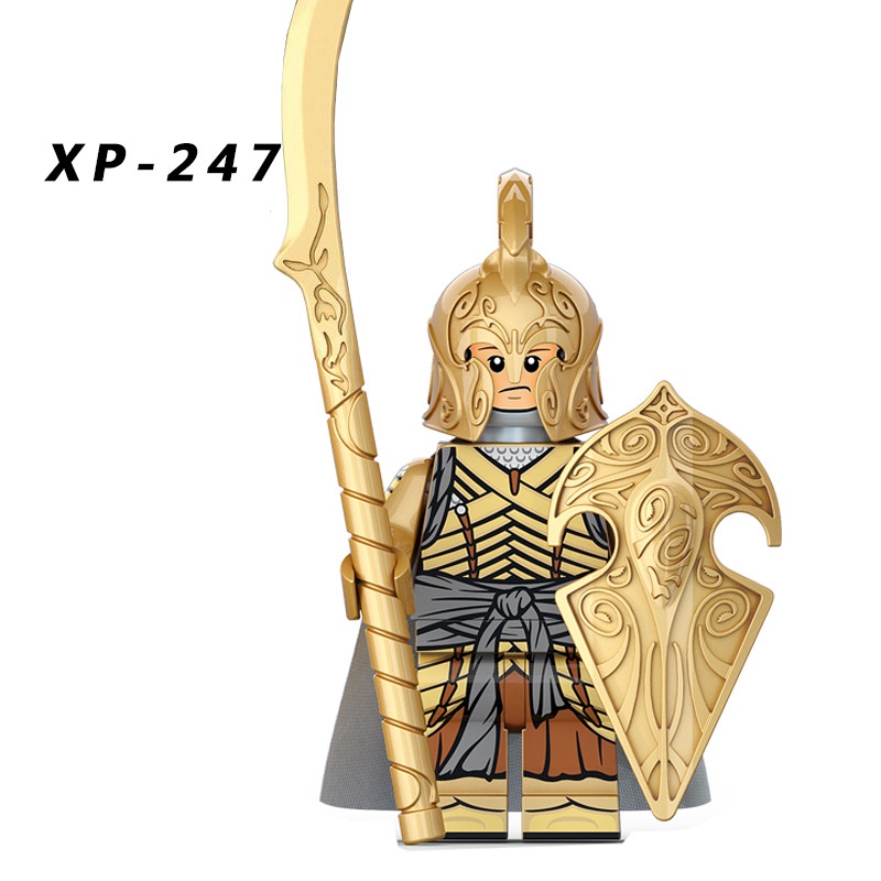 Mainan Balok Bangunan Mini Figure Prajurit Lord of The Rings Kuno KT1032