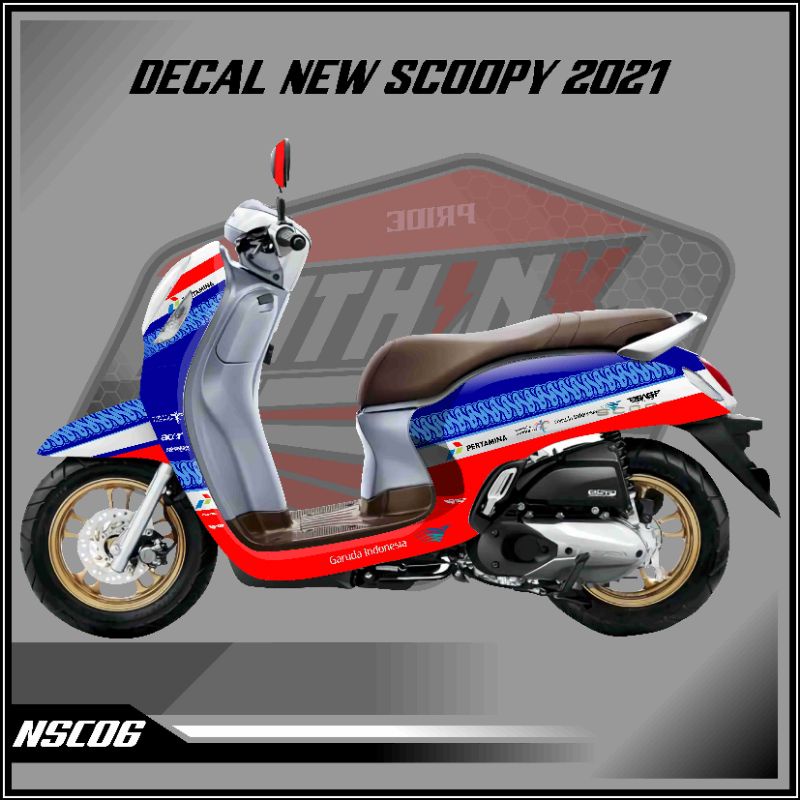 decal sticker scoopy 2021 mandalika