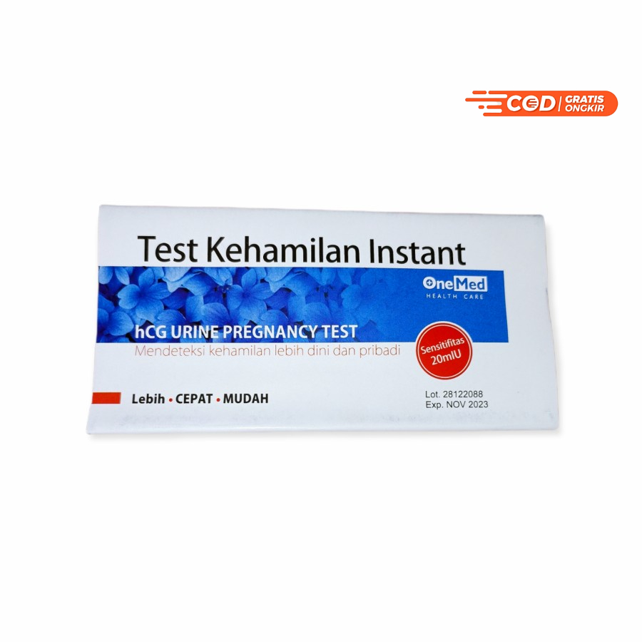 Alat Test Pack Kehamilan Instan HCG  Onemed Tes Pack onemed Alat test kehamilan onemed Tespek onemed Test pack hcg