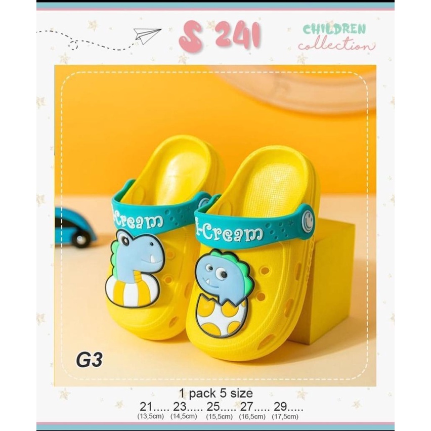 XIAOSHUAI SANDAL KARET ANAK / SANDAL ANAK