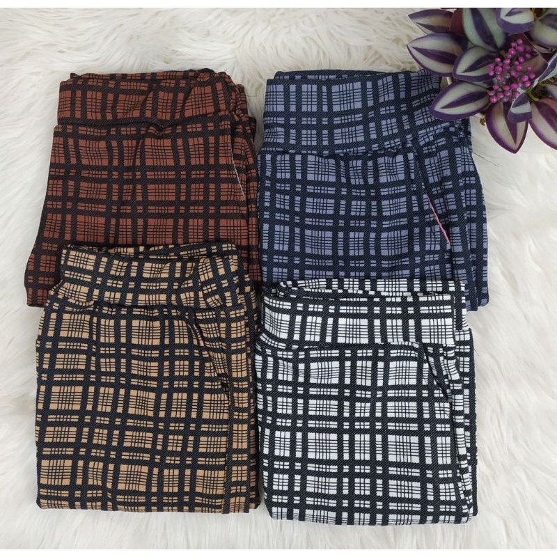 hotpants kotak tartan celana pendek santai best seller