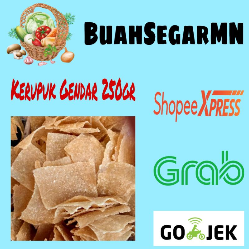 

Kerupuk Gendar Mentah - 250gr