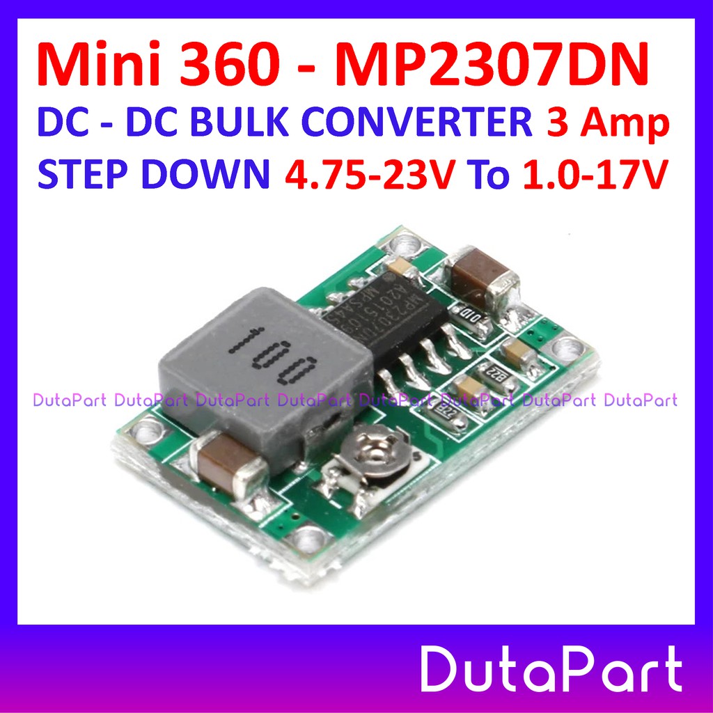 Mini 360 Step Down 3A MP2307 DC-DC Bulk Regulator Adjustable LM2596