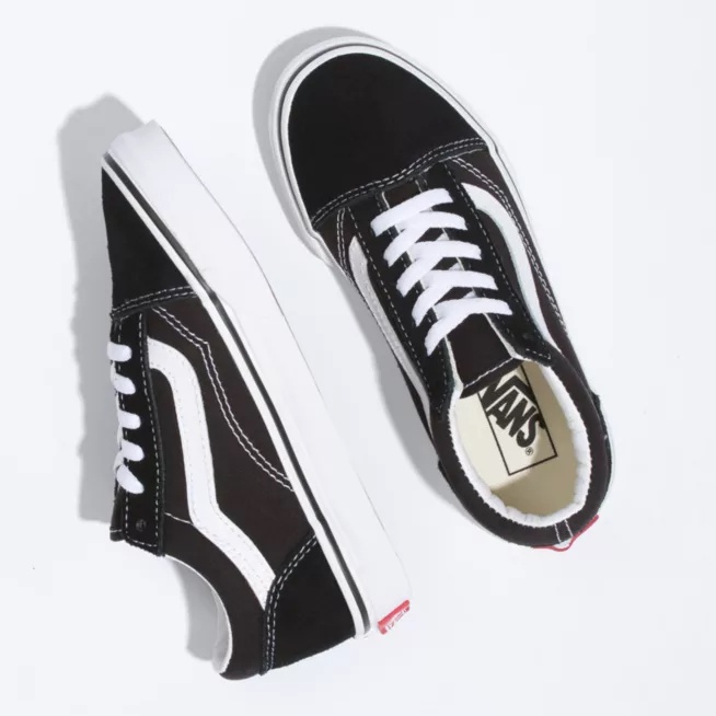 NEW Sepatu Anak Vans Oldskool Sepatu Pria Wanita Hitam Putih Murah