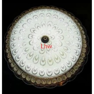 Lampu hias plafon ceiling lamp 50cm kristal led 4 warna   Lampu hias plafon ceiling lamp 50cm kristal led 4 warna