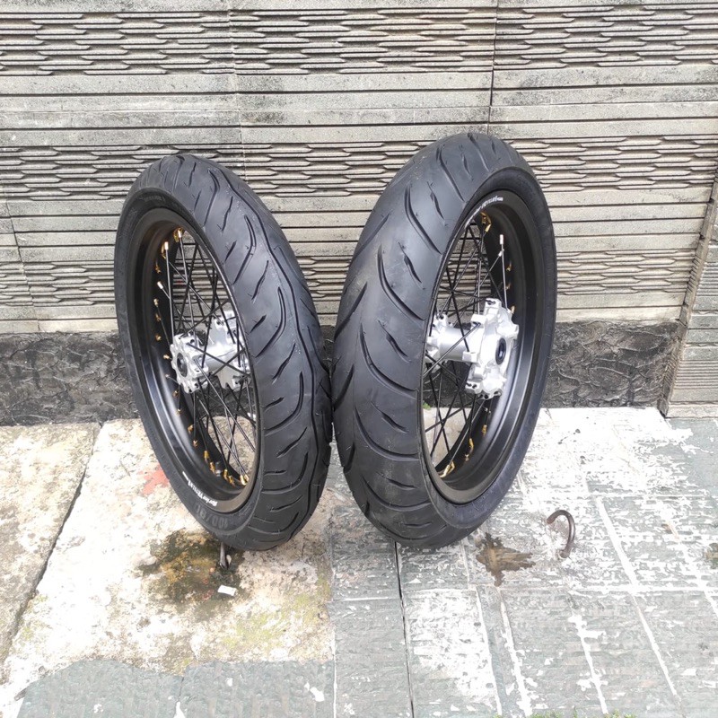 BANSET HONDA CRF 150 L VELG SUPERMOTO 17/250/300 TERBARU