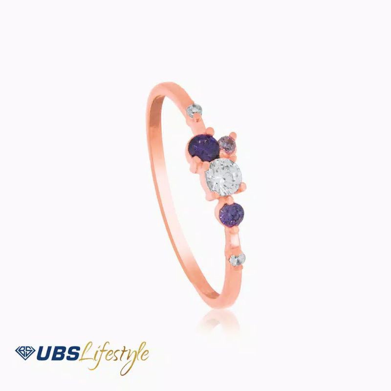 CINCIN EMAS UBS CLUSTERA 17K - 750 ROSE GOLD - CC15264