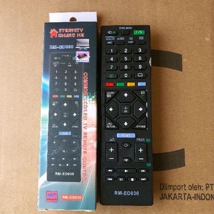 REMOT TV LCD REMOTE TV LED SONY BRAVIA SMART TV ED-030