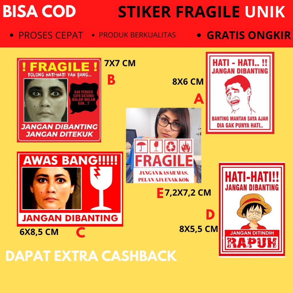 

STIKER FRAGILE UNIK TERMURAH STIKER FRAGILE MURAH GROSIR STIKER PENGIRIMAN