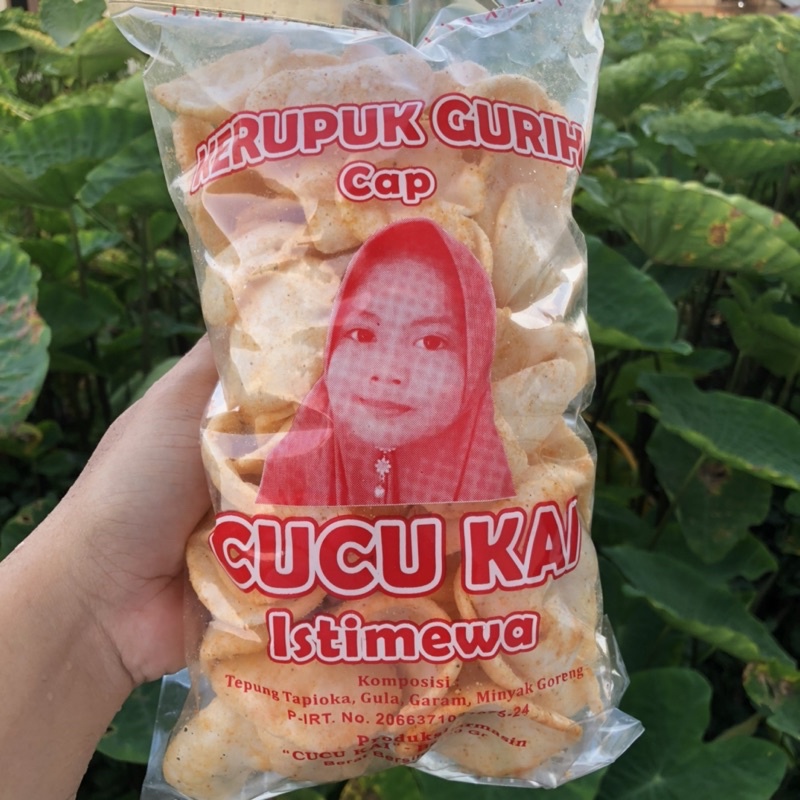(NEW HARGA PROMO) KERUPUK UDANG PEDAS CUCU KAI