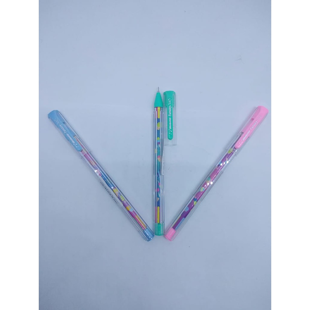 

SERI BALLPOINT GEL FUNZZY 0.5 STANDARD BLACK PERBIJI/PULPEN BIJI