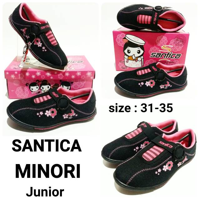 SEPATU ANAK CEWEK JUNIOR LUCU DAN TERBARU SANTICA MINORI 31-35