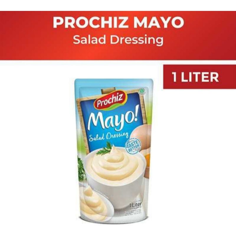 

Mayonaise mayo 1 liter prochiz fresh product HALAL