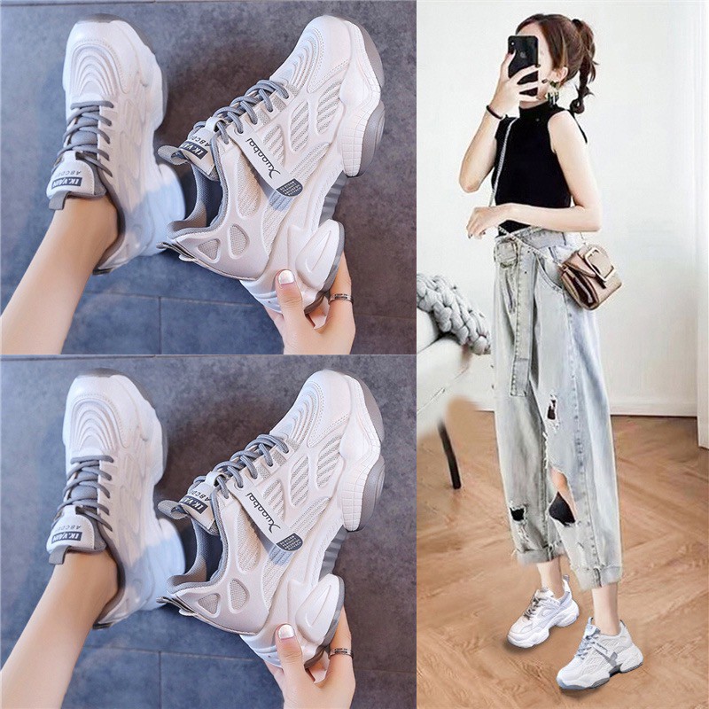 Globalmarket.id Sepatu Sneakers Fashion Wanita Korea Import [TANPA DUS] - SHG055-2