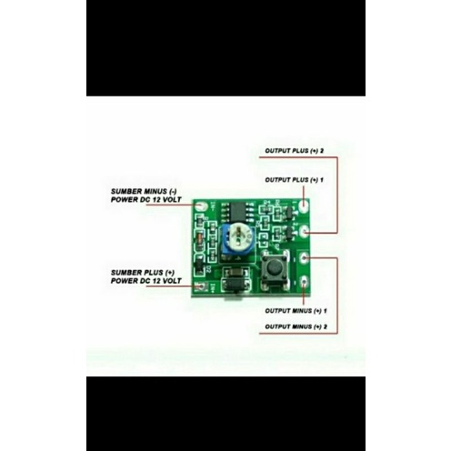 modul strobo 2chenel 6kombinasi kit s24 dc 12v