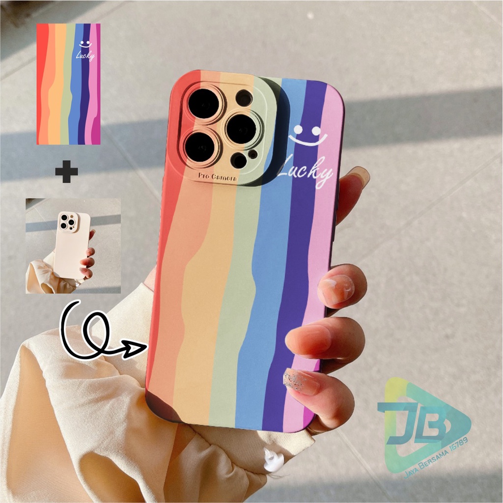 SOFTCASE PROCAMERA CUSTOM RAINBOW FOR ALL TYPE JB5672