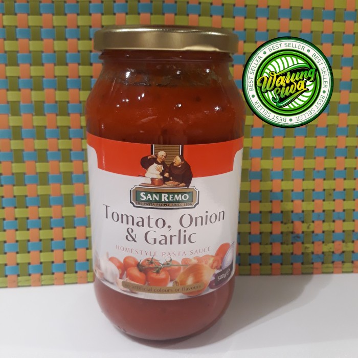 

San remo tomato onion garlic pasta sauce 500 gram
