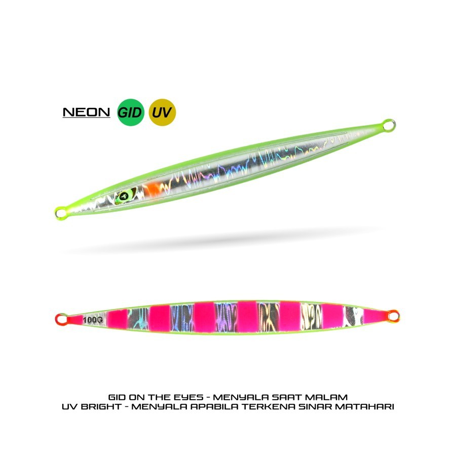 Metal Jig 150 Gram - Model copy Ocea Pebble Stick